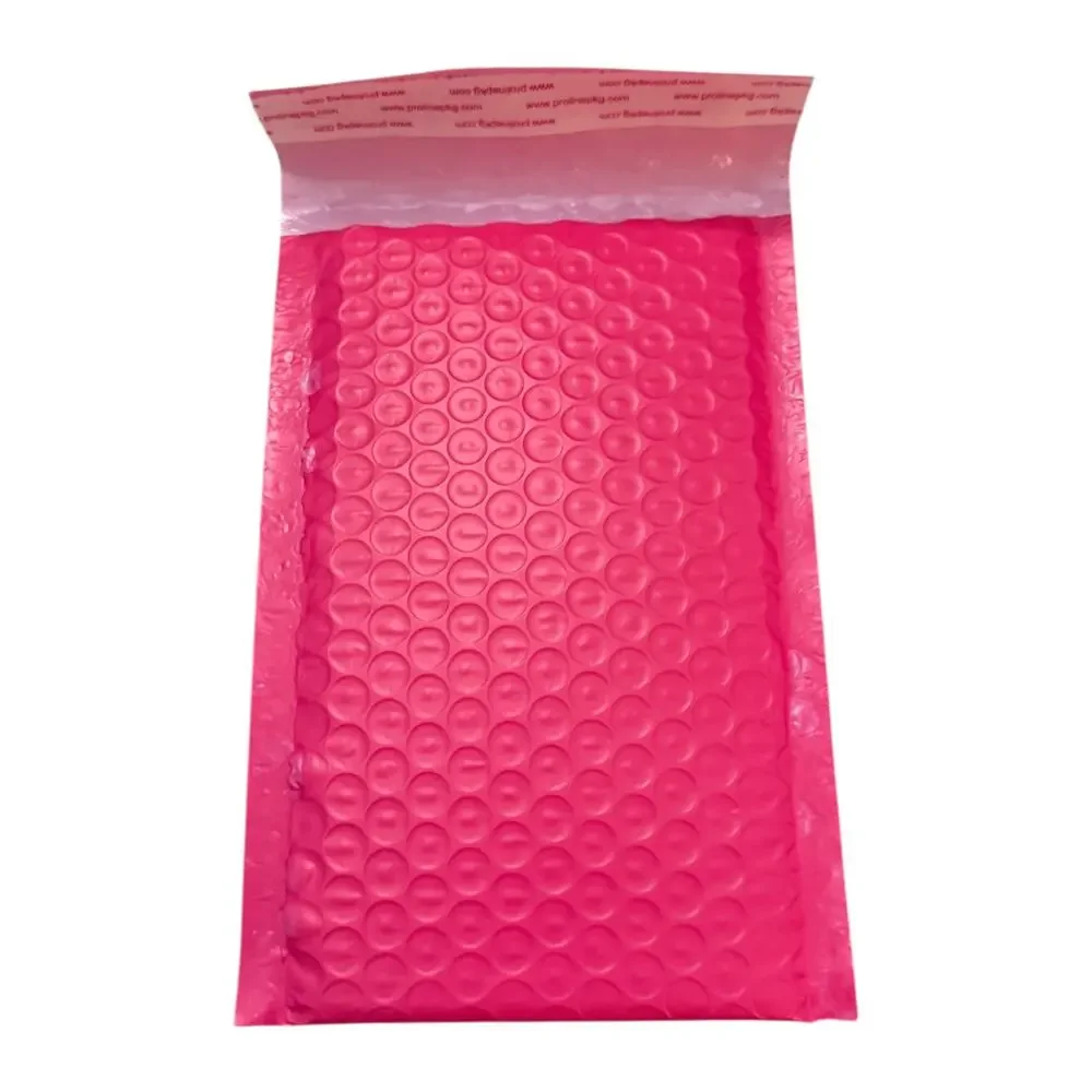 Hot Pink Lot Of 15 Poly Bubble Padded Envelopes Self-Sealing Mailers 4X8